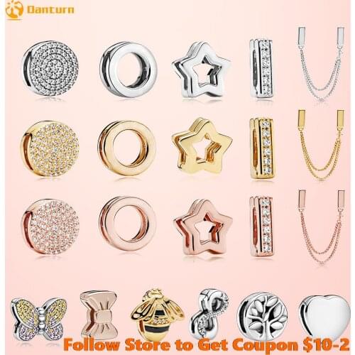 925 Sterling Silver Simple Love Heart Beads Charms fit Original Pandora Reflexions Bracelet Jewelry