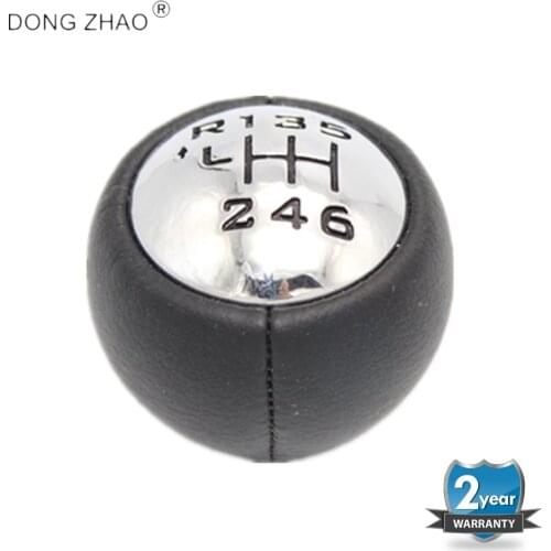 For PEUGEOT 5008 2009 2010 2011 2012 2013 2014 2015 2016 Car-styling 6 Speed Car Gear Stick Level Shift Knob Leather Cover