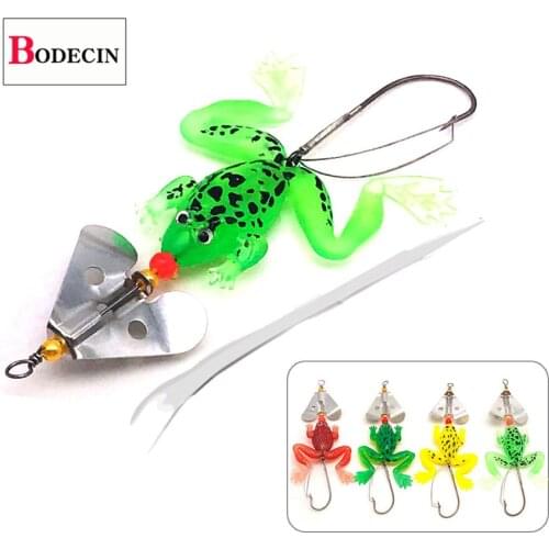 Spinner/Carp/Bass/Artificial/Fake Bait For Fishing Tackle/Lures/Wobblers/Tackle With Frog Soft Silicone Lure Shad Sea Jerkbait
