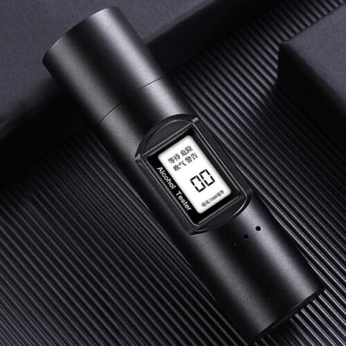 Alcohol Tester High Accuracy Digital Breathalyze LCD Display USB Charging Breath Alcohol Tester