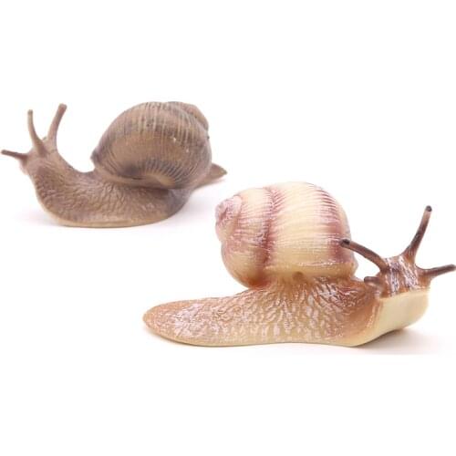 Solid simulation snail model insect animal small snails ornament handicraft garden decoration