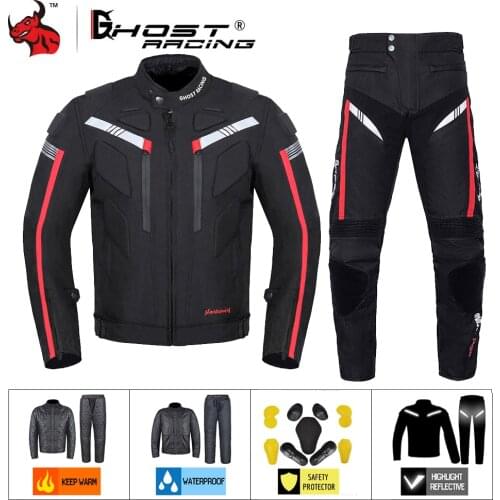Winter Motorcycle Jacket Cold-proof Waterproof Moto Motocross Jacket Motorbike Riding Clothing Men Chaqueta Moto Protective Gear