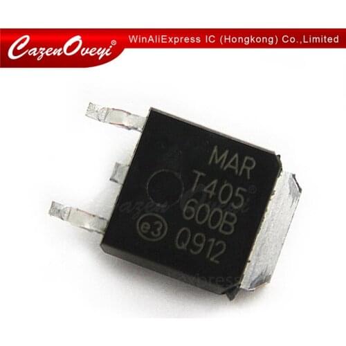 10pcs/lot T405-600B-TR T405-600B T40560 T405600B TRIAC SENS GATE 600V 4A DPAK TO-252 In Stock