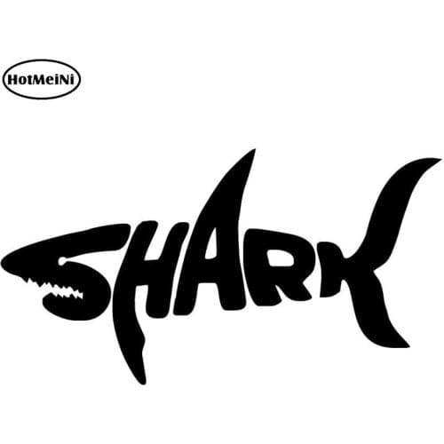 13cm * 7cm Shark Animal Car-Styling Car Accessories Vinyl Stickers Decals Decor c1-05027