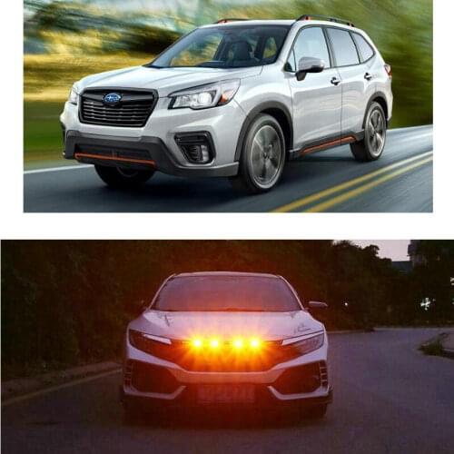 Car Accessories Grille Light Lamp For Subaru forester xv BRZ IMPREZA JUSTY LEGACY OUTBACK Trezia Tribeca B9 levorg wrx ascent