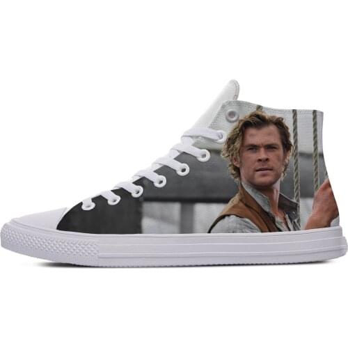 Casual Shoes Mens White Movie For In The Heart Of The Sea Comfort Walking Shoes Lace Up Men Fashion Footwear Man And Woman