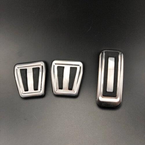 Stainless Steel NO Drill Car styling Gas Fuel Brake clutch Pedal pad case for Mazda 3 M3 Mazda 6 M6 2003-2013