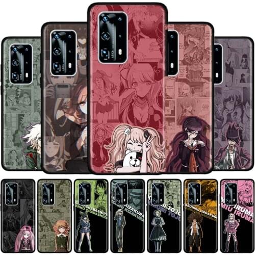 Danganronpa Cartoon Silicone Phone Case For Huawei Huawei P30 P40 P20 Pro P10 Lite P Smart Z S 2021 Soft Cover Coque Fundas