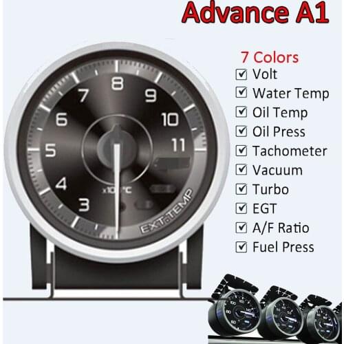 Defi Advance A1 60mm Defi Gauge Water Temp Gauge Oil Temp Gauge Turbo Boost Gauge Ext Temp Gauge Oil Pressure Gauge