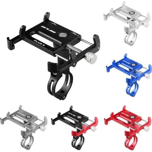 GUB PLUS 6 Bike Aluminum Alloy Motorcycle Electric Car Rotating Navigation Mobile Phone Holder Bicycle Rack Cycling Accessories
