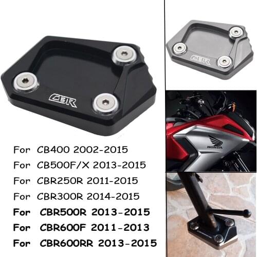 For Honda CB500X/F CB400 CBR250R CBR300R CNC billet-aluminum bracket pedal side bracket extension