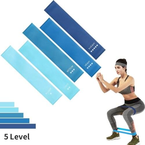 5 Level Yoga Crossfit Resistance Bands Rubber Training Pull Rope For Sports Pilates Expander Fitness Gum Gym Workout Equipment