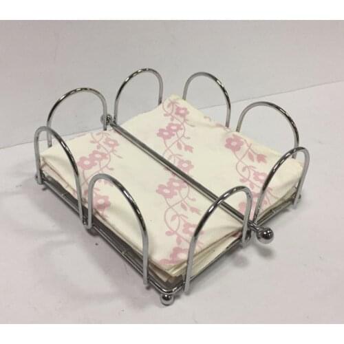 European Iron Tissue Holder Napkin Dispenser Paper Towel Stand Holder Desktop organzier table decoration for Home Hotel