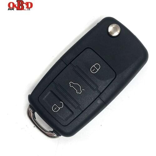HKOBDII 3 Buttons Remote Car Key 433MHZ With 48 Chip For Volkswagen VW Lavida 1KO 959 753N
