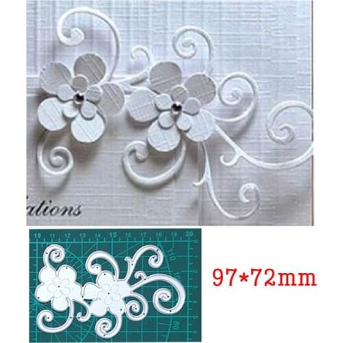 Metal Steel Die Cuts Swirl Flower Vine Crafts Cutting Dies For DIY Scrapbooking Paper Cards Blade Punch Stencil Embossing Die