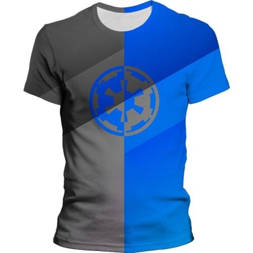 Star Wars Empire Logo 3D Printing Men t-shirt 2021 New Summer Fashion clothes for teens Mens clothes tee shirt oversize Tops