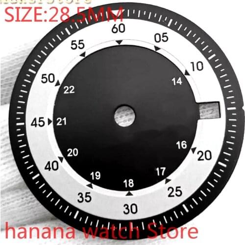 No BLIGER logo 28.5mm advanced watch accessories new digital dial mens watch for Eta 2824/2836 Miyota 8215/8205/821a