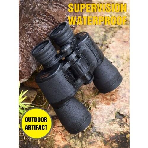 Binoculars Professional Powerful Low Light Night Vision Binoculars Powerful Telescope Waterproof HD BAK4 20x50 Outdoor Camping