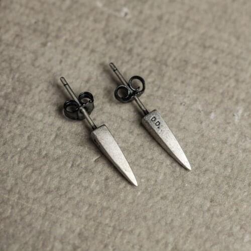 925 Sterling Silver Geometric Stud Earrings Women Earrings Trendy Party Wedding Jewelry for Girls Women Jewelry Punk Earrings