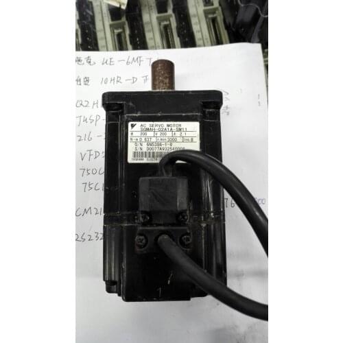 SGMAH-02A1A-SM11 SERVO MOTOR , used in good condition . 80% appearance new , good working , free shipping
