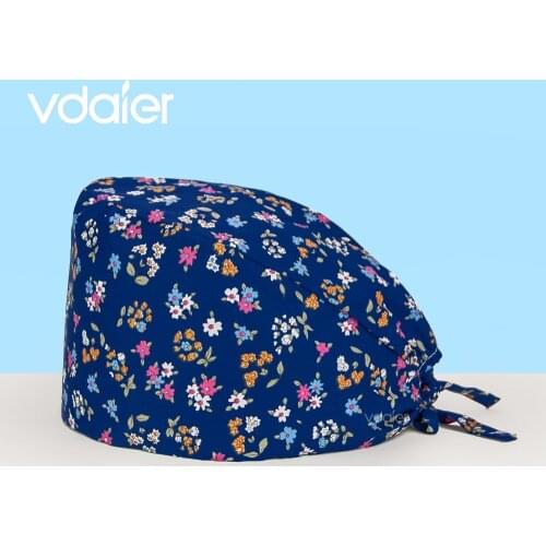 Scrub hats for women head cap nurse medical long hair nursing cap Pet Shop Dentist Scrub Cap surgery cap nurse accessories