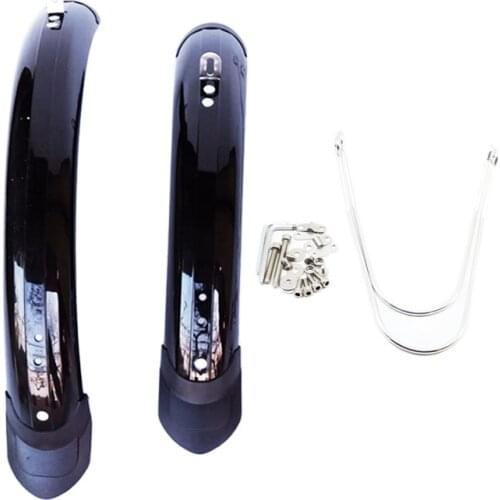 14 20 inch Folding Electric Bike Front Rear Mudguard Bike wings Bicycle Fender Double Bracing Adjustable Size