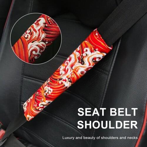 Universal Car Seat Belt Cover Cloth Auto Safety Belt Cover Shoulder Protection Pad Car styling Decoration Interior Accessories