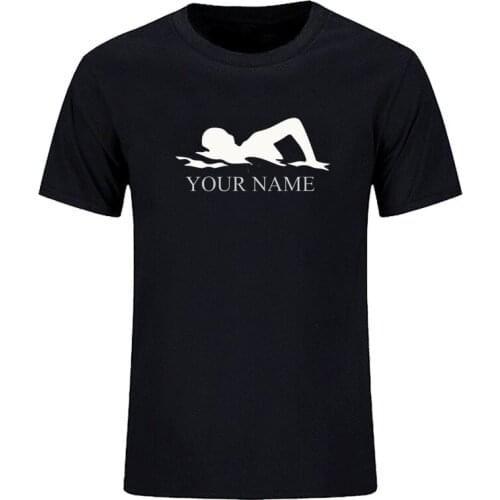 Fun summer casual print sexy swimming fun short sleeve T-shirt for men and women