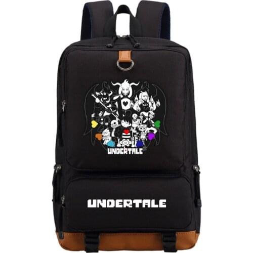 WISHOT Game Cartoon Undertale sans Temmie backpack for teenagers School Bags travel Casual Laptop Bags Rucksack
