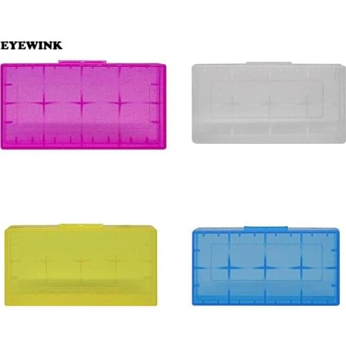 18650 CR123A 16340 Battery Case Holder Box Storage Color Optional Blue/Purple/White/Green/Yellow/Orange