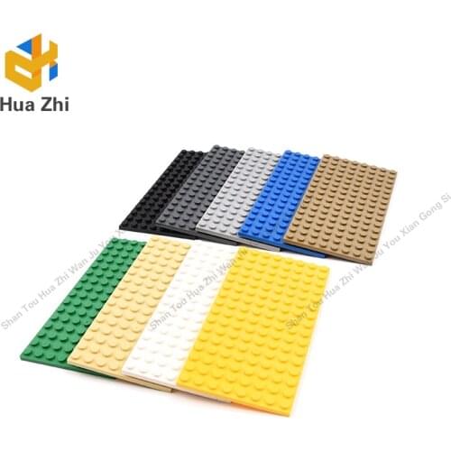 Building Blocks Parts 92438 2PCS Plate 8 x 16 LEGOING MOCS Education