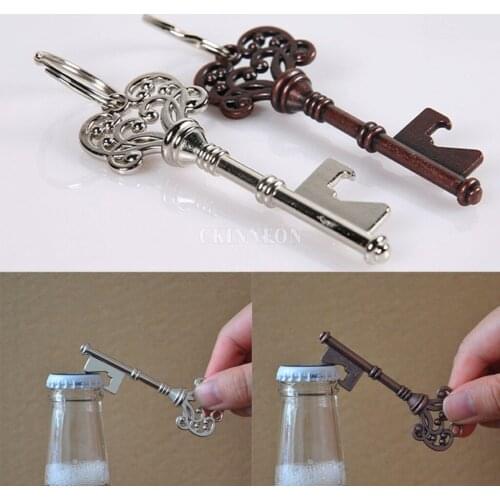 500Pcs/Lot Metal Bottle Opener Kitchen Tool Bar Barware Key Shaped