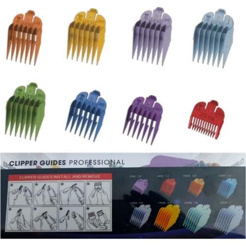 Free Shipping 8pcs/set Blade Attachment Comb Standard Size