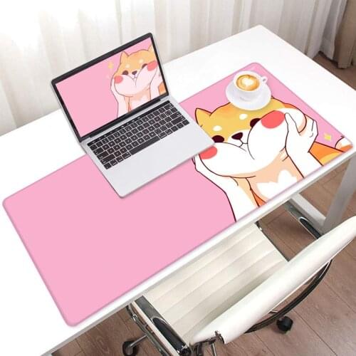 Mouse pad large keyboard computer mouse pad female office desk pad student writing pad cute game dedicated