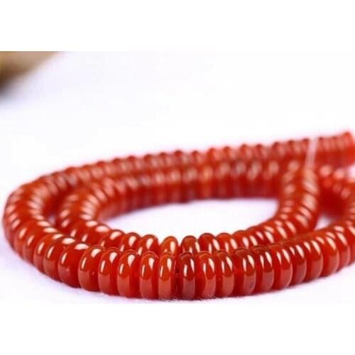 Natural Red Agates Stone Loose Beads High Quality 4/6/8/10/12mm Smooth Spacers Shape Necklace Bracelet Jewelry Accessories wk283