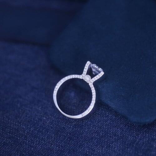 Designer Fashion 925 Sterling Silver Jewelry 3A Cubic Zirconia Party Ring