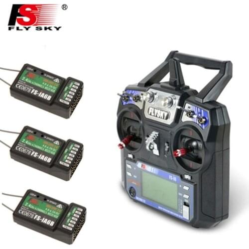 Flysky FS-i6 FS i6 2.4G 6CH Transmitter With FS-iA6B IA6B Receiver For Helicopter Airplane FPV Racing Drone Mode1 Mode2