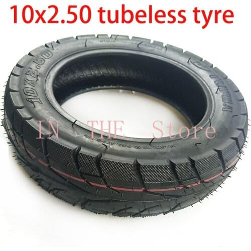 10x2.50 Wheel Tire Electric Scooter Balancing Hoverboard Tubeless Tire 10 Inch 10*2.5 Durable Vacuum Tyre