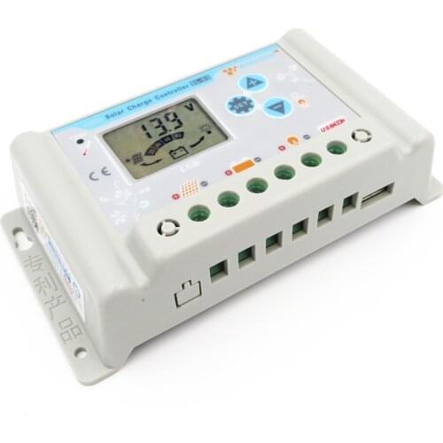 10A 30A 36V 48V 60V wincong sl03-4810a sl03-4830a solar Charge Controllers with USB LCD Li Li-ion lithium LiFePO4 batteries