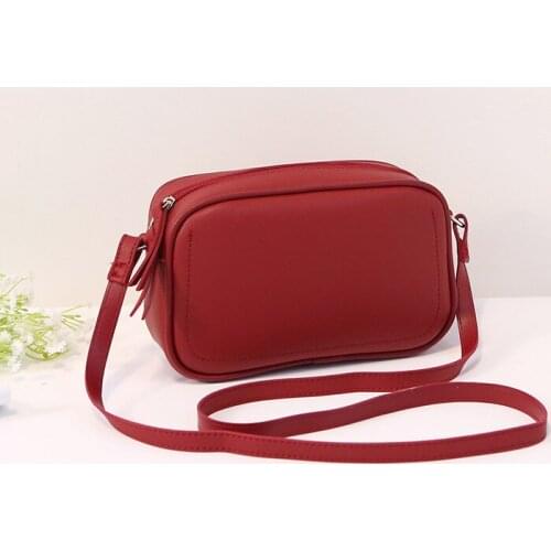 Fashion Shopping Bag Retro Casual Women Totes Shoulder Bags Female PU Leather Solid Color Handbag Simple Womens Crossbody Bag