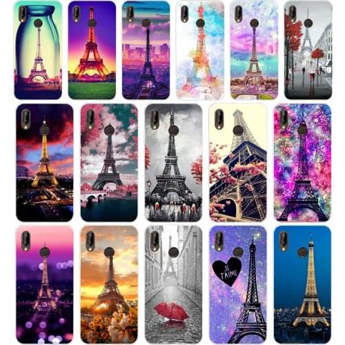 226H Love Paris Eiffel Tower Soft Silicone Tpu Cover Case for huawei Nova 3 3i p smart