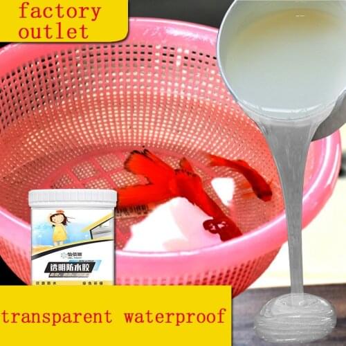 Transparent Toilet waterproof paint Avoid hit a brick for Interior wall exterior wall roof bathroom