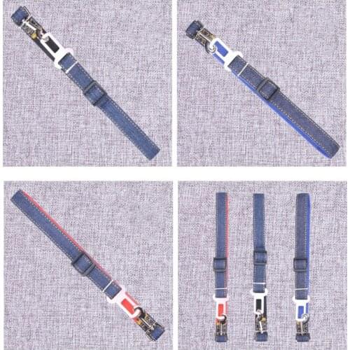 1PCS Adjustable Dogs Car Seat Belt Harness Puppy Cats Car Safety Seatbelt Lead Traction Rope seatbelt car accessories