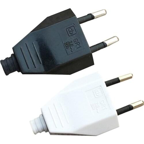 European Conector Plug Wire Plastic Enclosure Box For Electronic Core Copper Foot Power Line Plug Power Adapter Switch