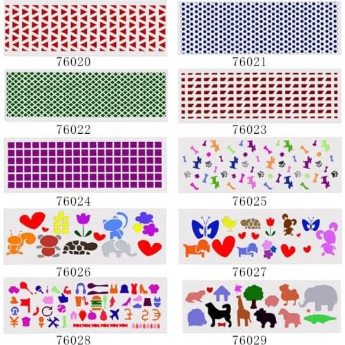 Lattice animal Layering Stencils Spray stencil DIY Scrapbook photo album Decorative Embossing DIY Card Crafts