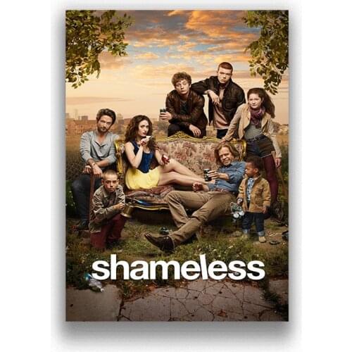Tv Series Shameless Movie Classic Poster Quality Canvas Painting Art Home Decor Bedroom Living Sofa Wall Decor Picture