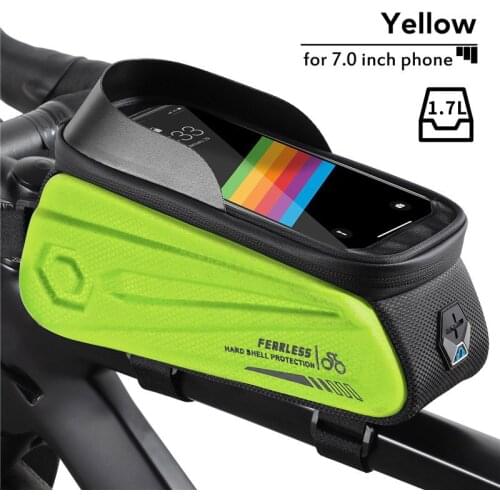 Bike Phone Front Frame Waterproof Bag Top Tube Cycling Phone Mount Large Capacity Pack Bicycle Tools Bicycle Tools