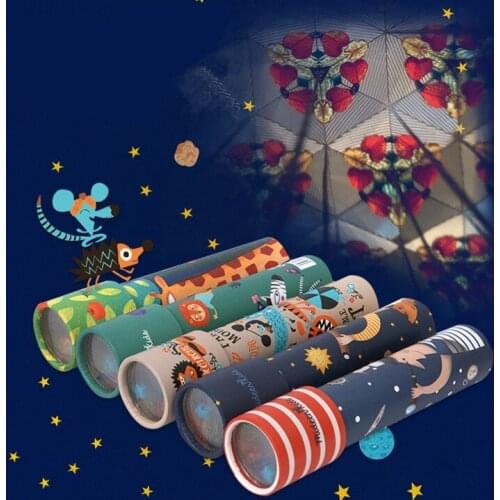 [Funny] 5 Choose Magical kaleidoscope Nostalgic classic parent-child Parent-child interactive toys scientific experiment toy