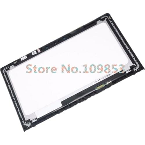 For Lenovo Ideapad Y700-15 y700 15ISK Front Glass LCD Screen Display Panel Non-Touch with frame bezel FHD 1920*1080
