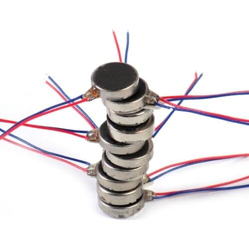 10PCS DC3-5V Micro DC Vibration Motor 1020/1027/1030/1034 For For Phone Coin Flat motor